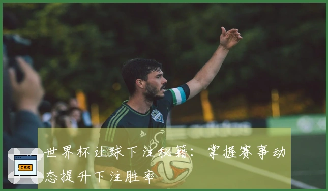世界杯让球下注秘籍：掌握赛事动态提升下注胜率